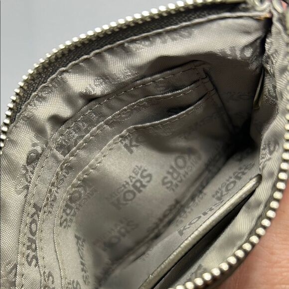 Michael Kors Silver Wristlet